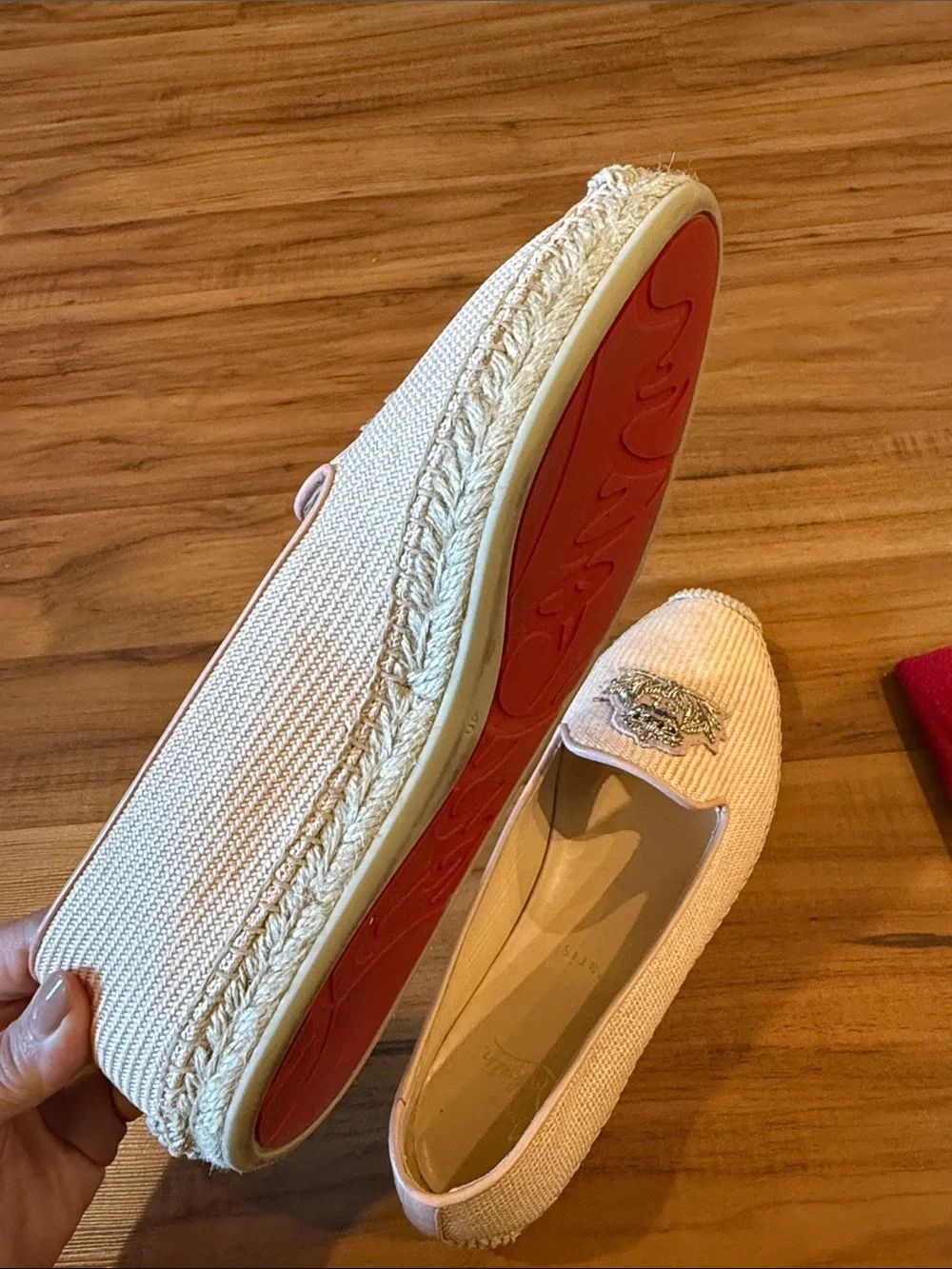 Christian Louboutin Women's Nanou Orlato Donna Espadrilles size 40